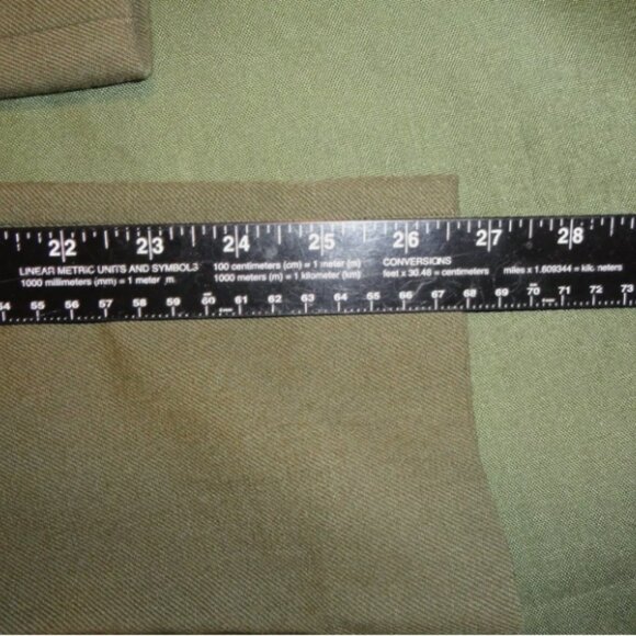 VTG KOREAN WAR szMEDIUM/SHORT FIELD M-1951 OG-108 OD WOOL TROUSERS LD 3839 - Picture 5 of 12